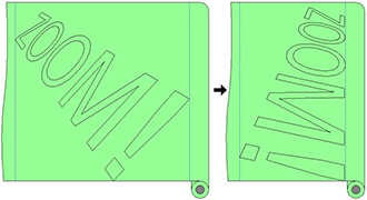 Cut copies with a minimum of vinyl usage.