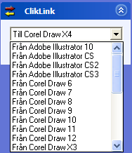 ClikLink dialog